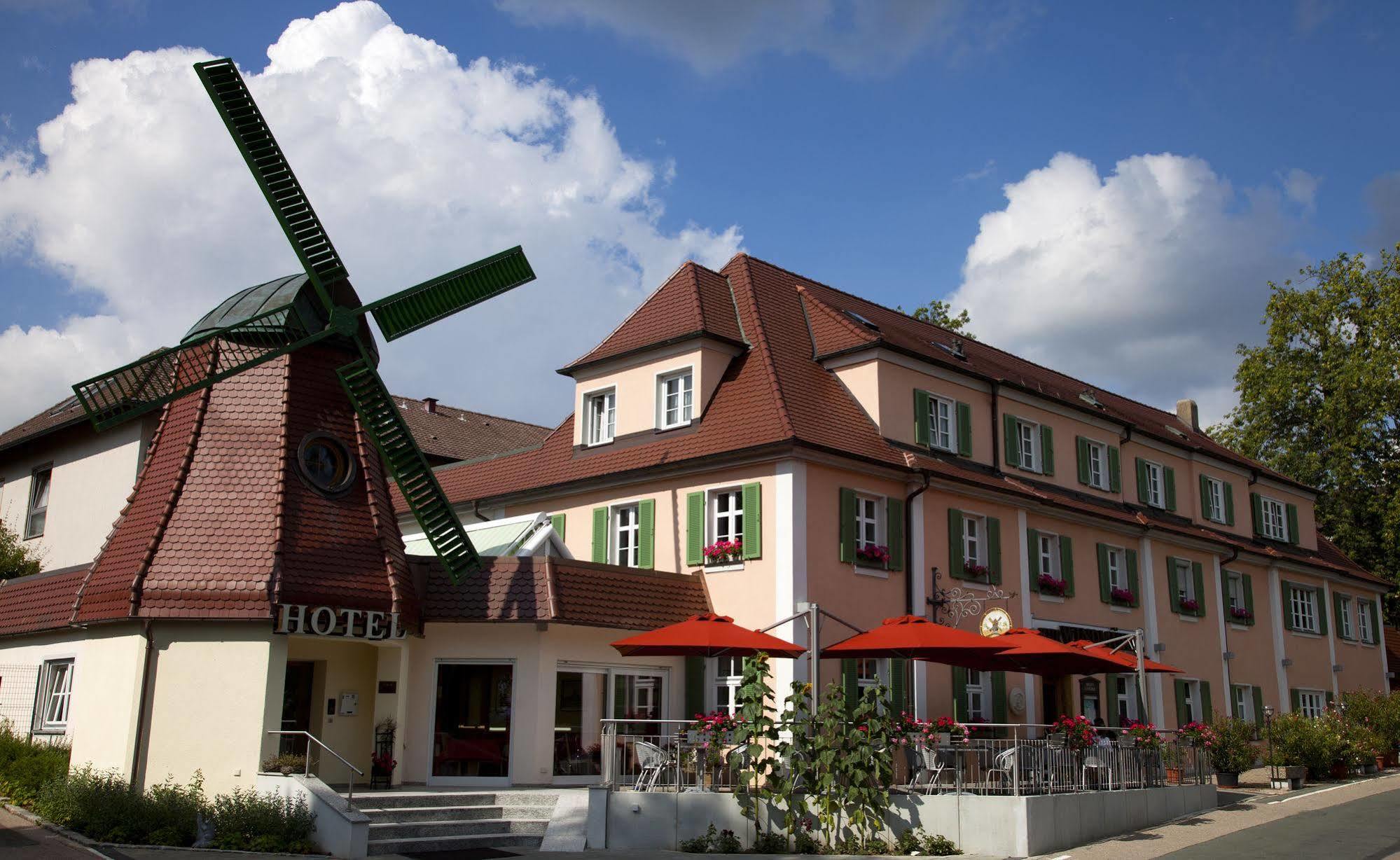 Hotel Restaurant zur Windmühle Ansbach Exterior foto